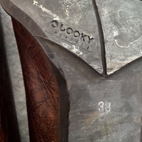 Brown and burgundy shoes. EU size 38 - Picture 5 of 5